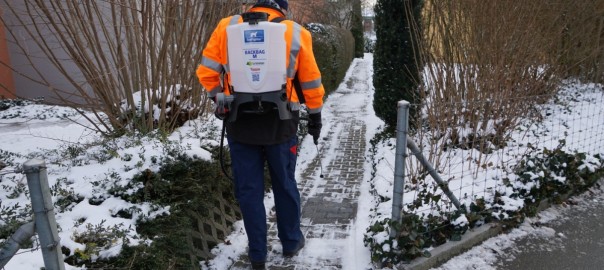 Sole spühen, Winterdienst